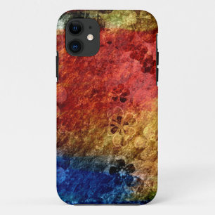 Vintage retro floral pattern 3 iPhone 11 case