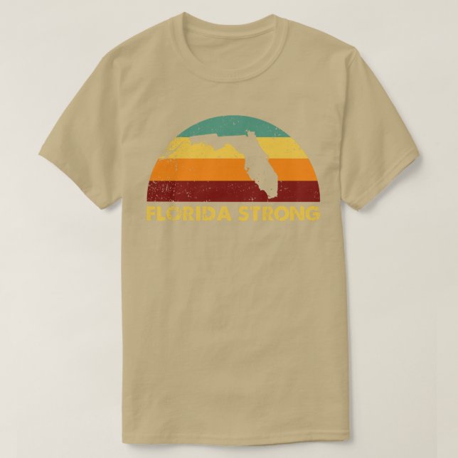 Vintage Retro Florida Strong T-Shirt (Design Front)