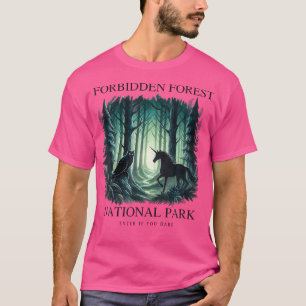 Vintage Retro Forbidden Forest National Park Hikin T-Shirt