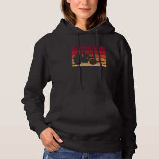 Vintage Retro Forklift Driver Hoodie
