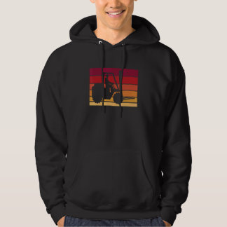 Vintage Retro Forklift Driver Hoodie