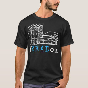 Vintage Retro fREADom shirt I Read Banned Books