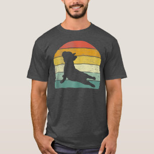 Vintage Retro French Bulldog  Yoga Funny French Bu T-Shirt