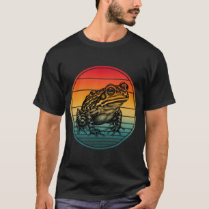 Vintage Retro Frog Amphibian Toad T-Shirt