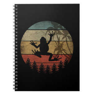 VINTAGE RETRO FROG NOTEBOOK