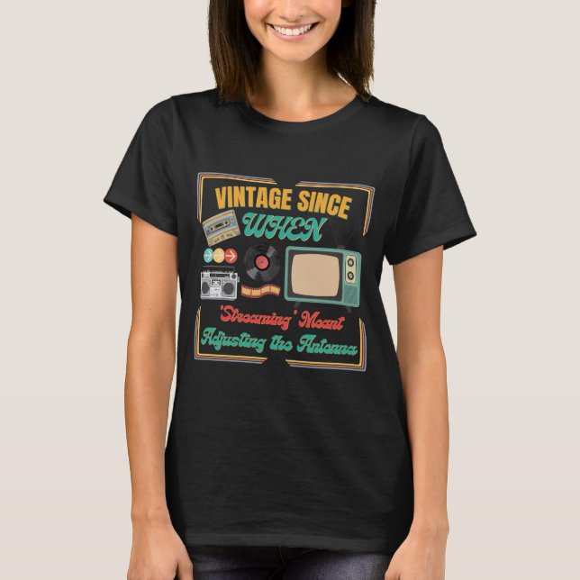 Vintage Retro Gift T-shirt - Retro Birthday Gift  (Front)