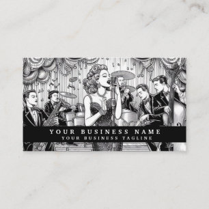 Vintage Retro Glam Girl Business Cards