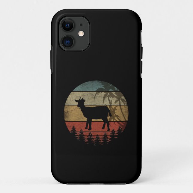 VINTAGE RETRO GOAT Case-Mate iPhone CASE (Back)