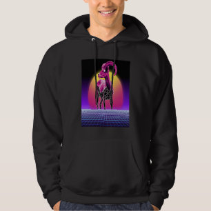 Vintage Retro Goat Farmer Breeder Farming Hoodie