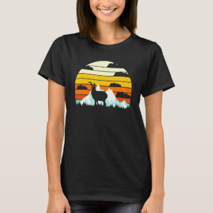 Vintage Retro Goat Farmer Breeder Farming T-Shirt