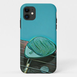 Vintage retro guitar artwork for guitarist Case-Mate iPhone case