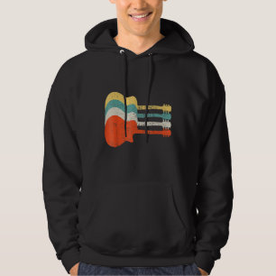 Vintage Retro Guitar Hoodie