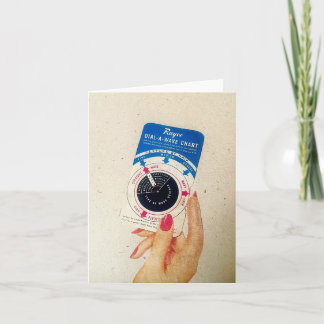 Vintage Retro Hair Styling Gadget Magazine Ad Note Card