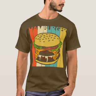 Vintage Retro Hamburger T-Shirt