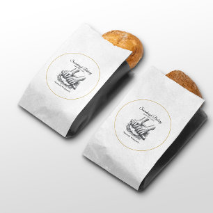 Vintage retro handmade Sourdough bakery for baker Favour Bags