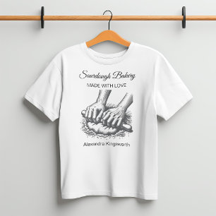 Vintage retro handmade Sourdough bakery for baker T-Shirt