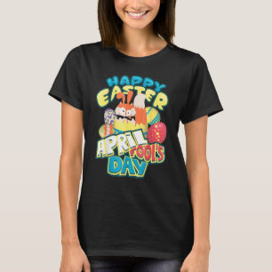 Vintage Retro Happy Easter April Fool's Day Cool T-Shirt