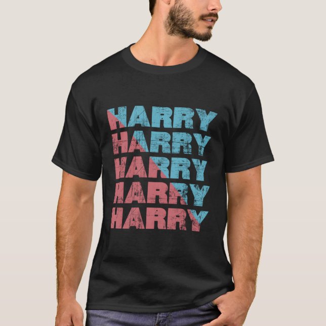 Vintage Retro Harry T-Shirt (Front)