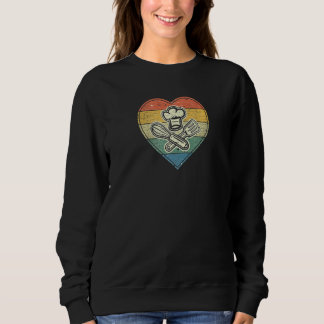 Vintage Retro Heart In Used Look With Symbol For P Sweatshirt