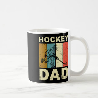Vintage Retro Hockey Dad Father's Day Coffee Mug