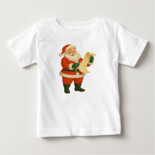Vintage/retro holly jolly Santa Baby T-Shirt