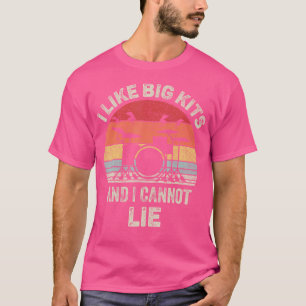 Vintage Retro I Like Big Kits And I Cannot Lie Fun T-Shirt