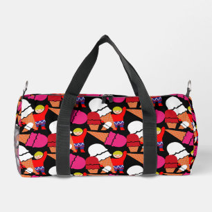 Vintage Retro Ice Cream Art Duffle Bag