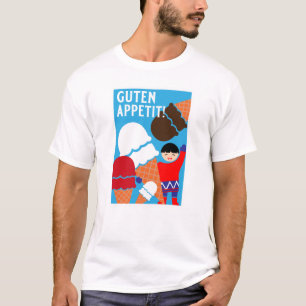 Vintage Retro Ice Cream Art T-Shirt
