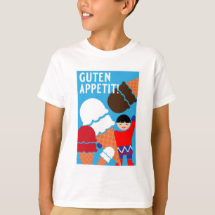 Vintage Retro Ice Cream Art T-Shirt