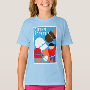 Vintage Retro Ice Cream Art T-Shirt