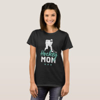 Vintage Retro Ice Hockey Mum Proud Sports Mother