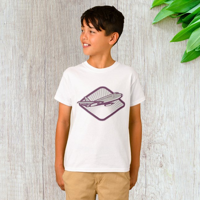 Vintage Retro Jet Aeroplane Aviation T-Shirt (Creator Uploaded)
