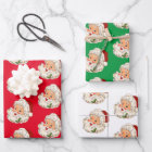 Vintage Retro Jolly Santa Claus Christmas