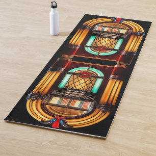 Vintage Retro Jukebox Yoga Mat