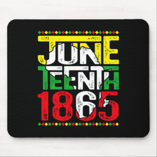 Vintage Retro Juneteenth 1865 African Men Women Bo Mouse Pad