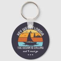 Vintage Retro Key West Florida Sailing
