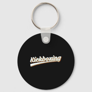 Vintage Retro Kickboxing Kickboxer Key Ring