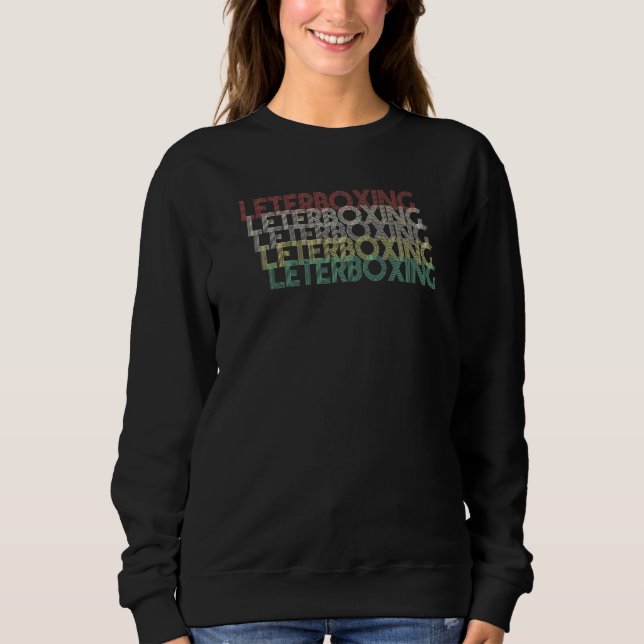Vintage Retro Letterboxing Sweatshirt (Front)