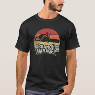 Vintage Retro Lumberjack Arborist Logger Branch Ma T-Shirt