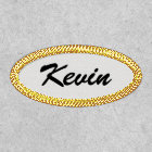 Vintage Retro Mechanic Name Template Patch