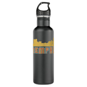 Vintage Retro Memphis Tennessee Skyline 710 Ml Water Bottle