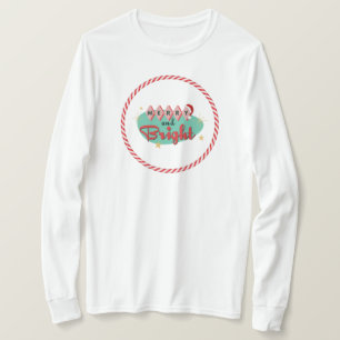 Vintage/Retro Merry & Bright T-Shirt