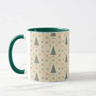 Vintage/Retro modern Christmas/winter Mug