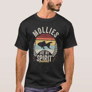 Vintage Retro Mollies Are My Spirit Animal Molly T-Shirt