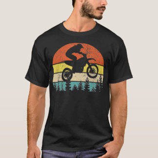 Vintage Retro Motocross Sunshine Dirt Bike T-Shirt