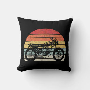 Vintage Retro Motorcycle Cushion