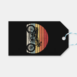 Vintage Retro Motorcycle Gift Tags