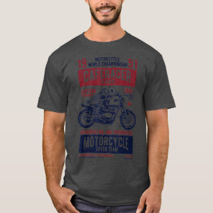 Vintage Retro Motorcycle Merch Biker Stuff Cafe R T-Shirt
