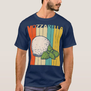 Vintage Retro Mozzarella Cheese T-Shirt