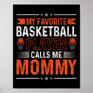 Vintage Retro My Favourite Sketll Player Calls Me  Poster